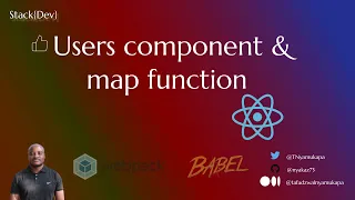 React Users component map function
