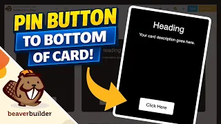 Fix Buttons Not Aligning in Cards Beaver Builder Flexbox Tips Box Module Tutorial