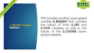 PHP - REQUEST Variable Tutorials