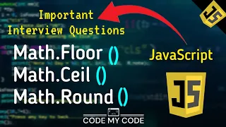 Difference between Math floor Math ceil Math round Function in JavaScript code-my-code