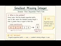 Smallest Missing Integer LeetCode POTD 2996 Explained Visually