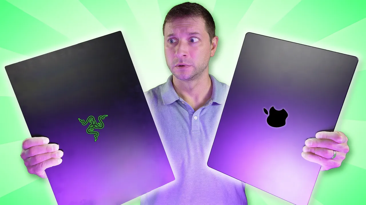 Outline Video Not even close | M4 Max vs Razer Blade 18