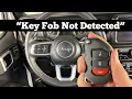 2020 - 2024 JEEP GLADIATOR Key Not Detected