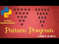 Python pattern programs printing star numeric in Reverse Pyramid Shape