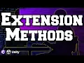 Shorter Cleaner Code with Extension Functions - C and Unity