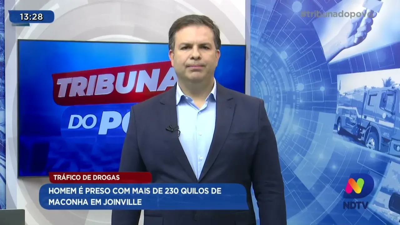 Tráfico de drogas: Homem é preso com mais de 230 quilos de maconha em Joinville