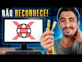 CABO DE REDE NÃO RECONHECE ou NÃO CONECTA no PC? APRENDA RESOLVER em 2025!