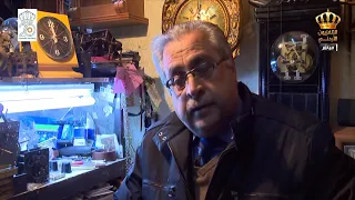 تقرير أحمد أبو حماد  العم أبو درويش الساعاتي  صناعة الساعات وصيانتها دندنها