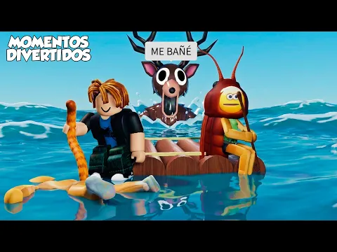 Video Thumbnail: 99 NOCHES PERDIDOS EN EL MAR MOMENTOS DIVERTIDOS (ROBLOX)