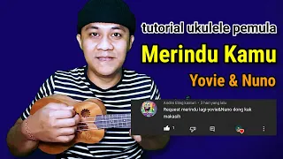 Download Merindu Lagi - Yovie \u0026 Nuno tutorial ukulele MP3