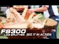 FS300 Wood Splitter in Action Wood-Mizer
