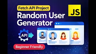 How To Build A Random User Generator In Javascript Fetch API Beginner Project