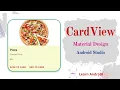 CardView Material Design in Android Studio