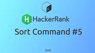 Sort Command HackerRank Linux Shell