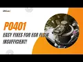 P0401 EGR Flow Insufficient Detected Symptoms Causes Carbon Cleaning