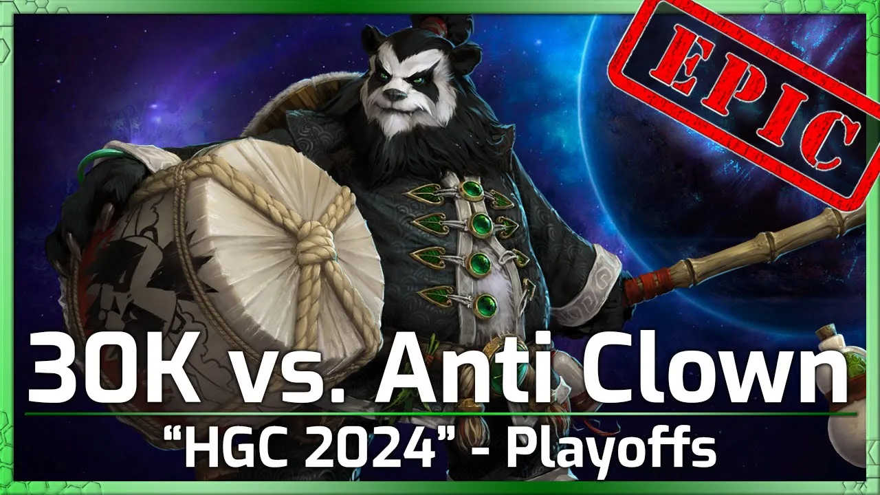 30K vs. Anti Clown - HGC 2024 - Heroes of the Storm
