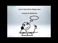 Java Tutorial for Beginners 8 Methods