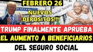 Trump Finalmente Aprueba Aumento beneficiarios del seguro social | Howard Melgar