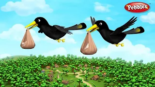 3D Grandma Hndi Stories I The Two Crows