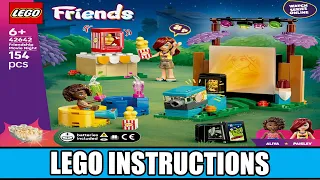 LEGO Instructions - Friends - 42642 - Friendship Movie Night