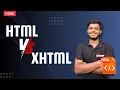 XHTML Explained with Example HTML vs XHTML Web Technology Tutorial Hindi