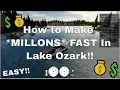 How to Make MILLONS FAST In Lake Ozark No Macros Required