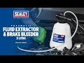 How To Bleed Brakes Solo Sealey VS0217 Brake Bleeder - Fluid Extractor Demo
