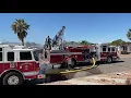 A Structure Fire on Phillips Circle in Fort Mohave