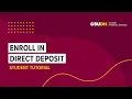 How to Enroll in Direct Deposit