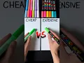 Lagu Drawing, But Cheap VS Expensive… (#shorts)