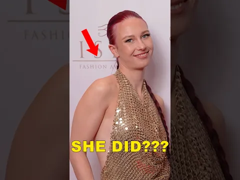 Nina van der Wilde Model Red Carpet Interview Isis Fashion Awards Show #redcarpet #interview