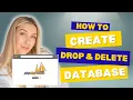 How to Create Drop Delete Databases with phpMyAdmin