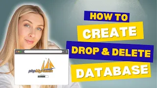 How to Create Drop Delete Databases with phpMyAdmin