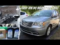 Change 62TE Transmission Fluid on Chrysler Town and Country Dodge Caravan Pump Whine Goes Away
