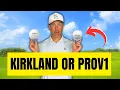 The NEW KIRKLAND Golf Ball A ProV1 Threat