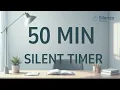 50 Minute Silent Countdown Timer No Music Minimal Cozy Background