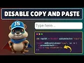 How to Disable Copy and Paste in Textbox using Javascript