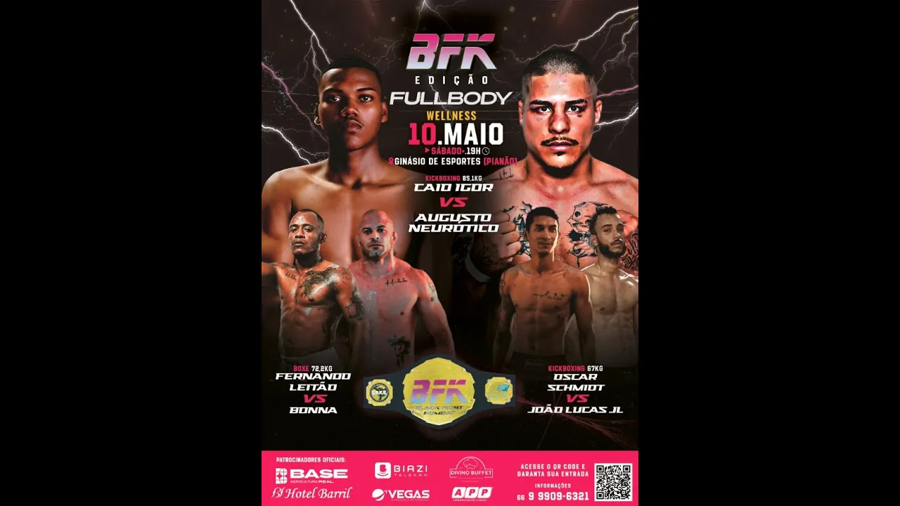 BFK 4 - BLACK FIGHT KOMBAT Edição FULLBODY 2025 19hs