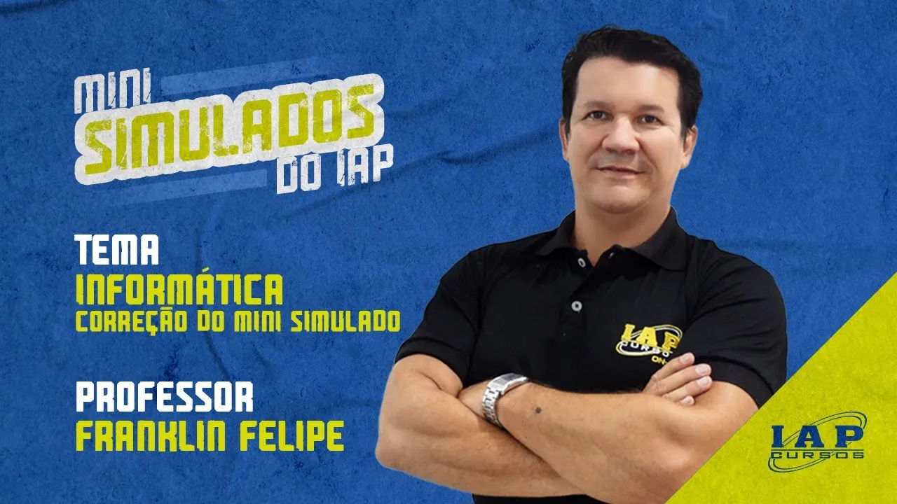 LIVE: INFORMATICA - CORREÇÃO DA SEGUNDA SEMANA DO MINI SIMULADO.