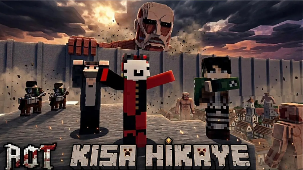 Minecraft Attack on titan Hikaye(rofyxUnderrof)