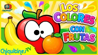 🍎 Los colores para niños + ✋🏻 La familia dedo 🧠 Videos educativos [25 min] ChiquitinesTV