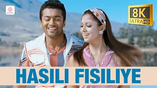 hasili fisiliye 8k 4k video song aadhavan suriya nayanthara harris jayaraj