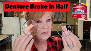 how to repair a broken denture with repair it denture kit at home