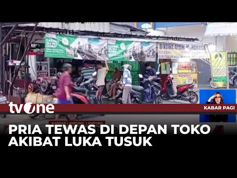 Seorang Pria Ditemukan Tewas di Depan Toko dengan Luka Tusuk