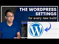 Basic Wordpress Settings - 2023 New Installation