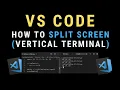 VS Code for Beginners - 2 Ways to Split Screen Vertically TUTORIAL
