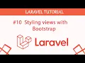 Styling views with Bootstrap in Laravel