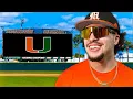 UNIVERSITY OF MIAMI BASEBALL TOUR New 10 000 000 Upgrades