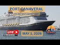 LIVE from Jetty Park Watch the cruise ships leaving from Port Canaveral Florida