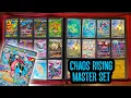 Pokemon Chaos Rising Complete Master Set - 198 Cards Extras